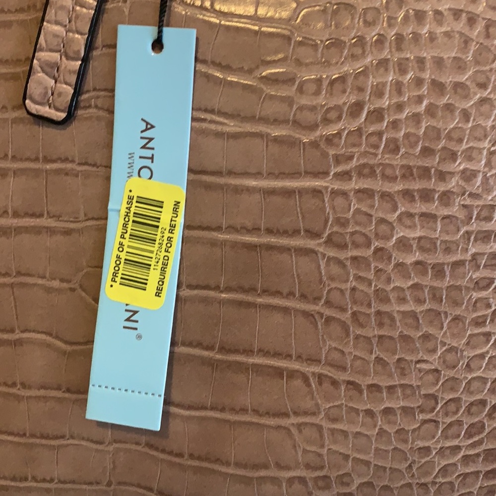 Brand New With Tags Antonio Melani Ada Tote in Taupe - Picture 3 of 8